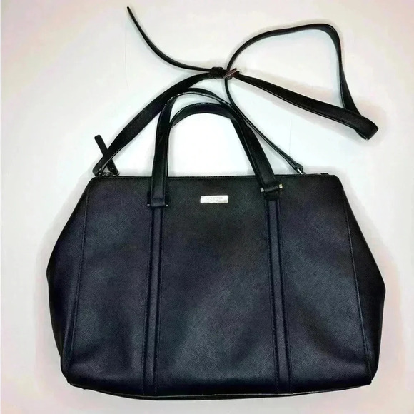 kate spade Handbags - Kate Spade Newbury Lane Black Saffiano Leather Satchel Purse